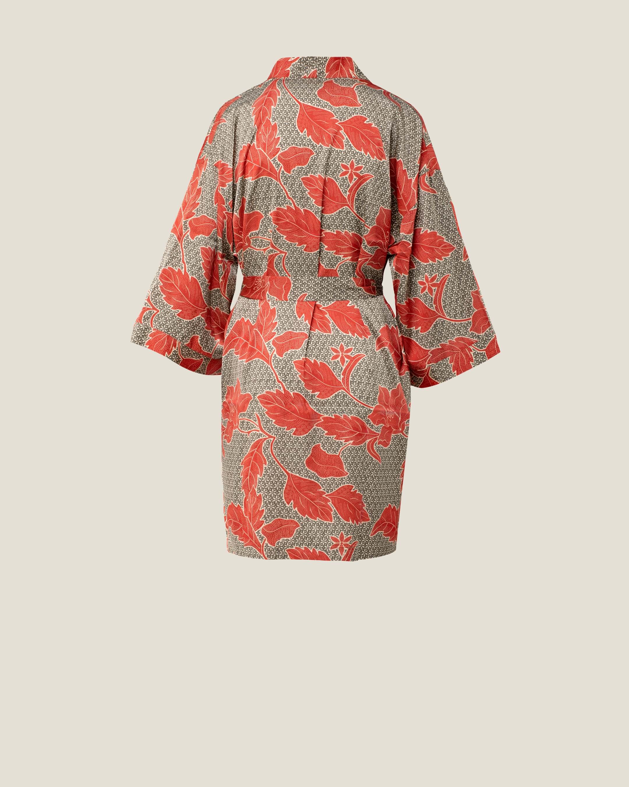 Batik Bloom Short Kaftan
