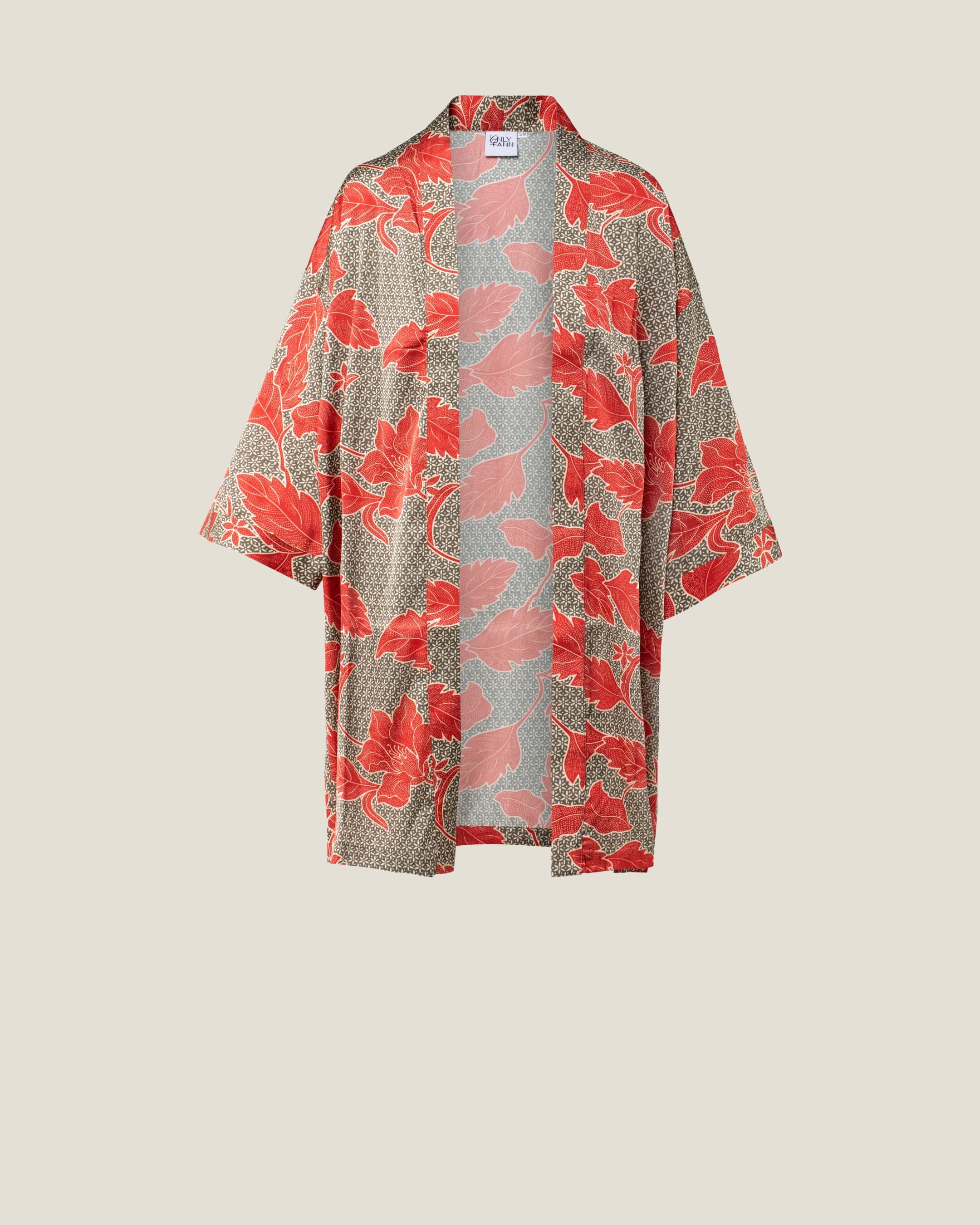 Batik Bloom Short Kaftan