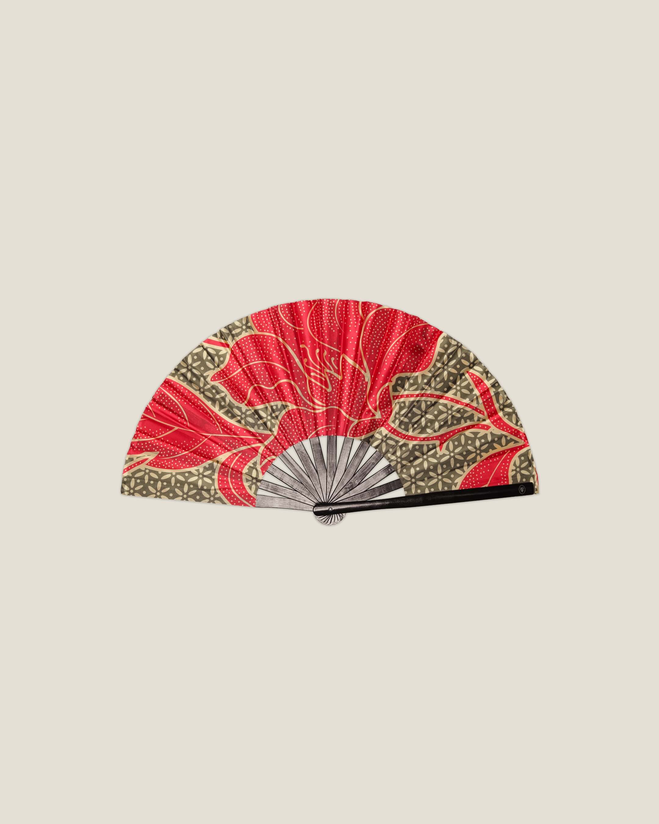 Batik Bloom Hand Fan