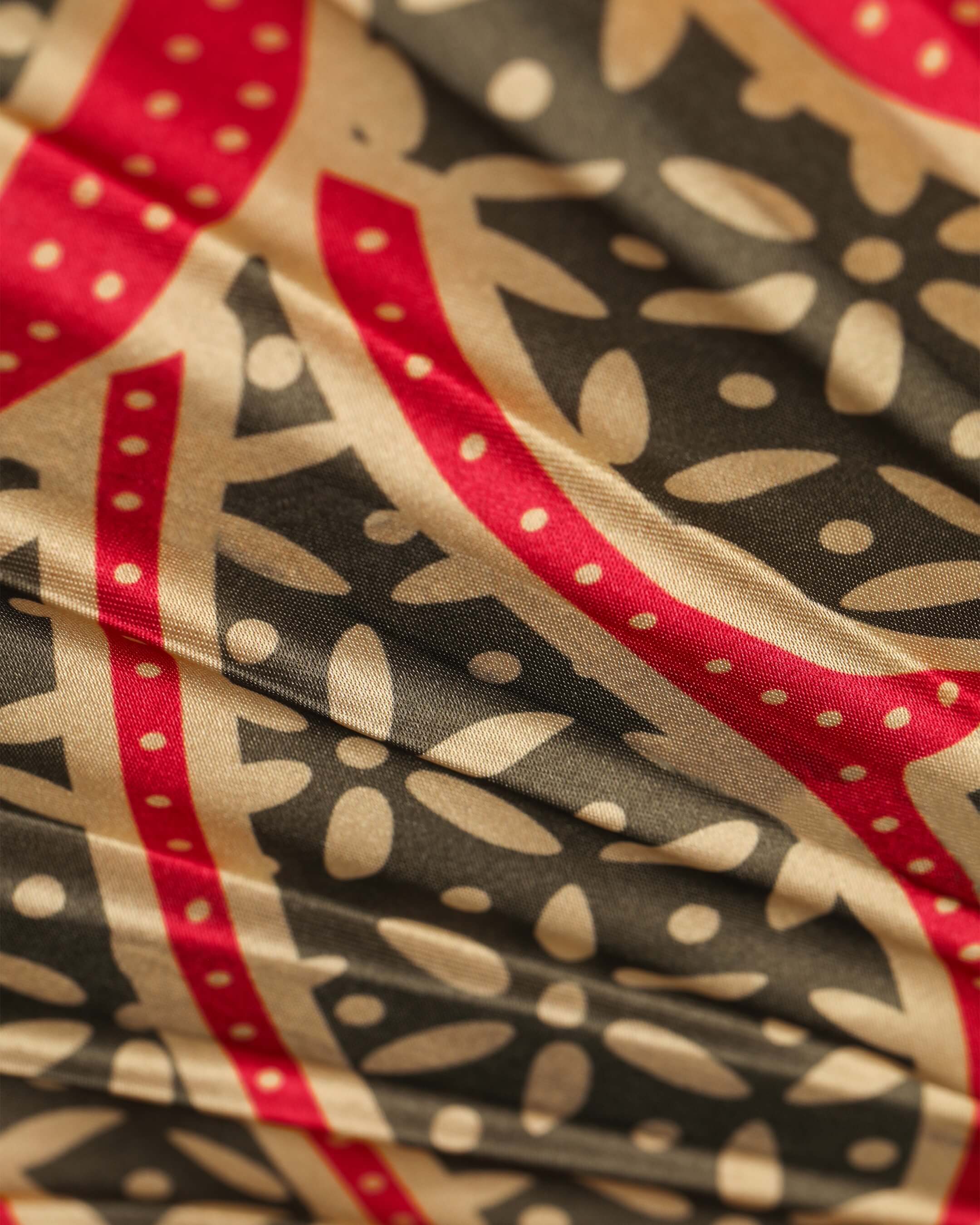 Batik Bloom Hand Fan