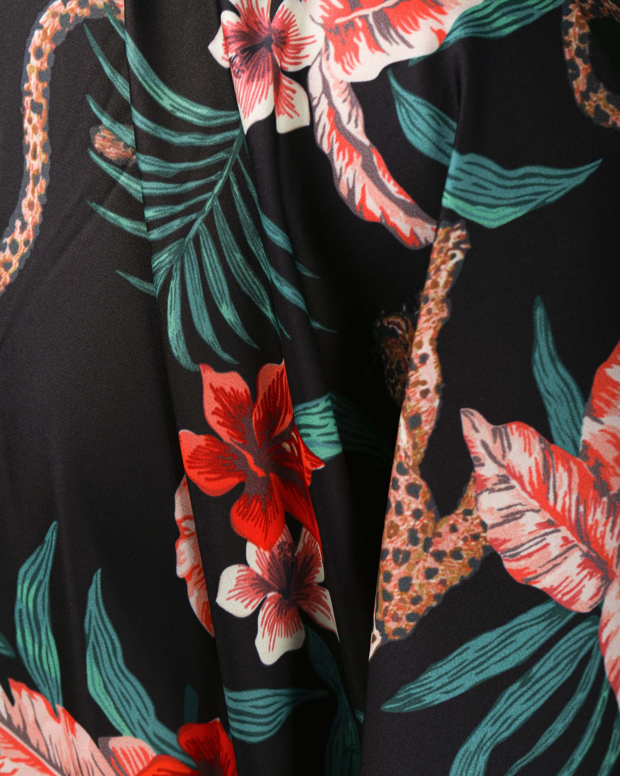 Jungle Rose Short Kaftan