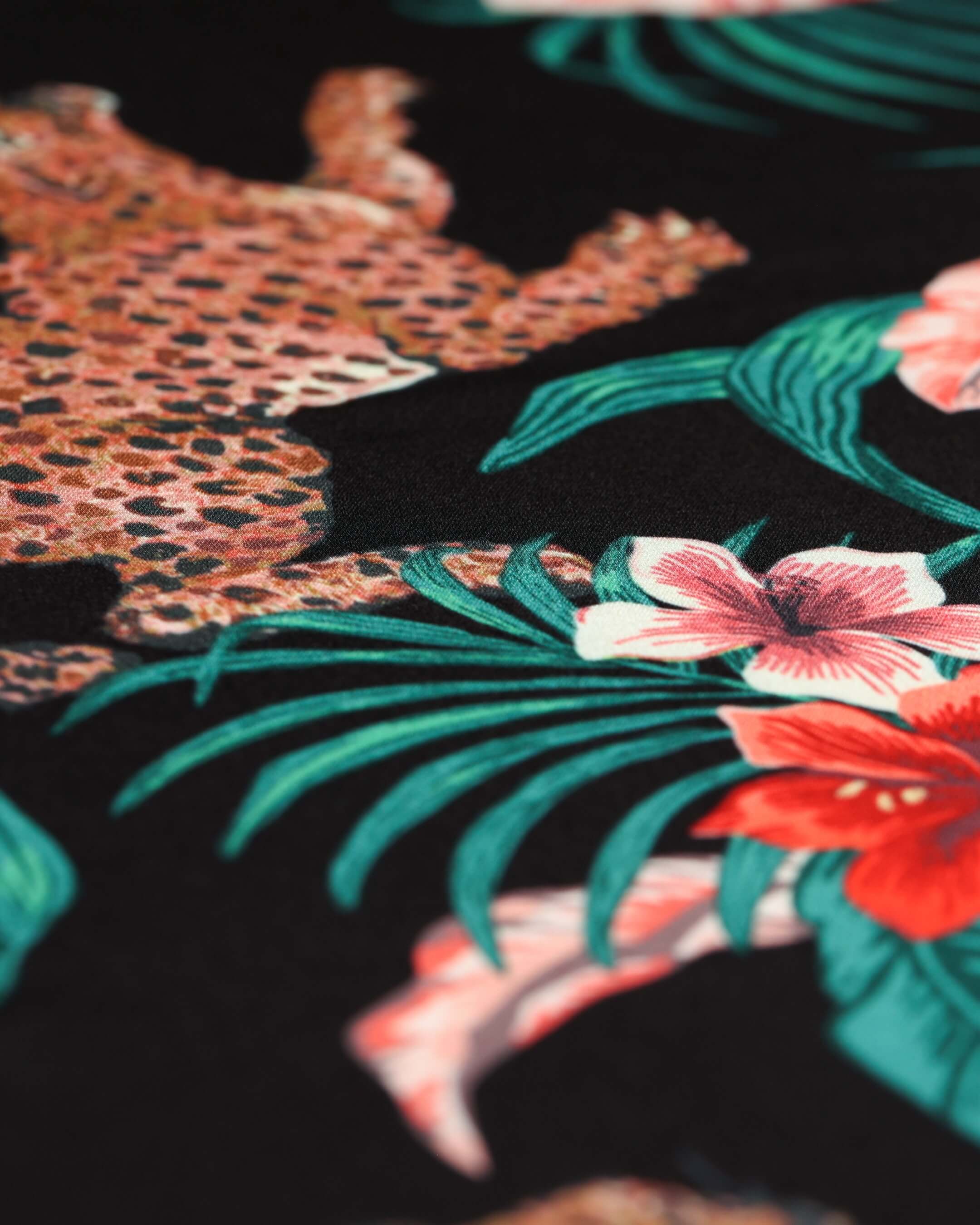 Jungle Rose Short Kaftan