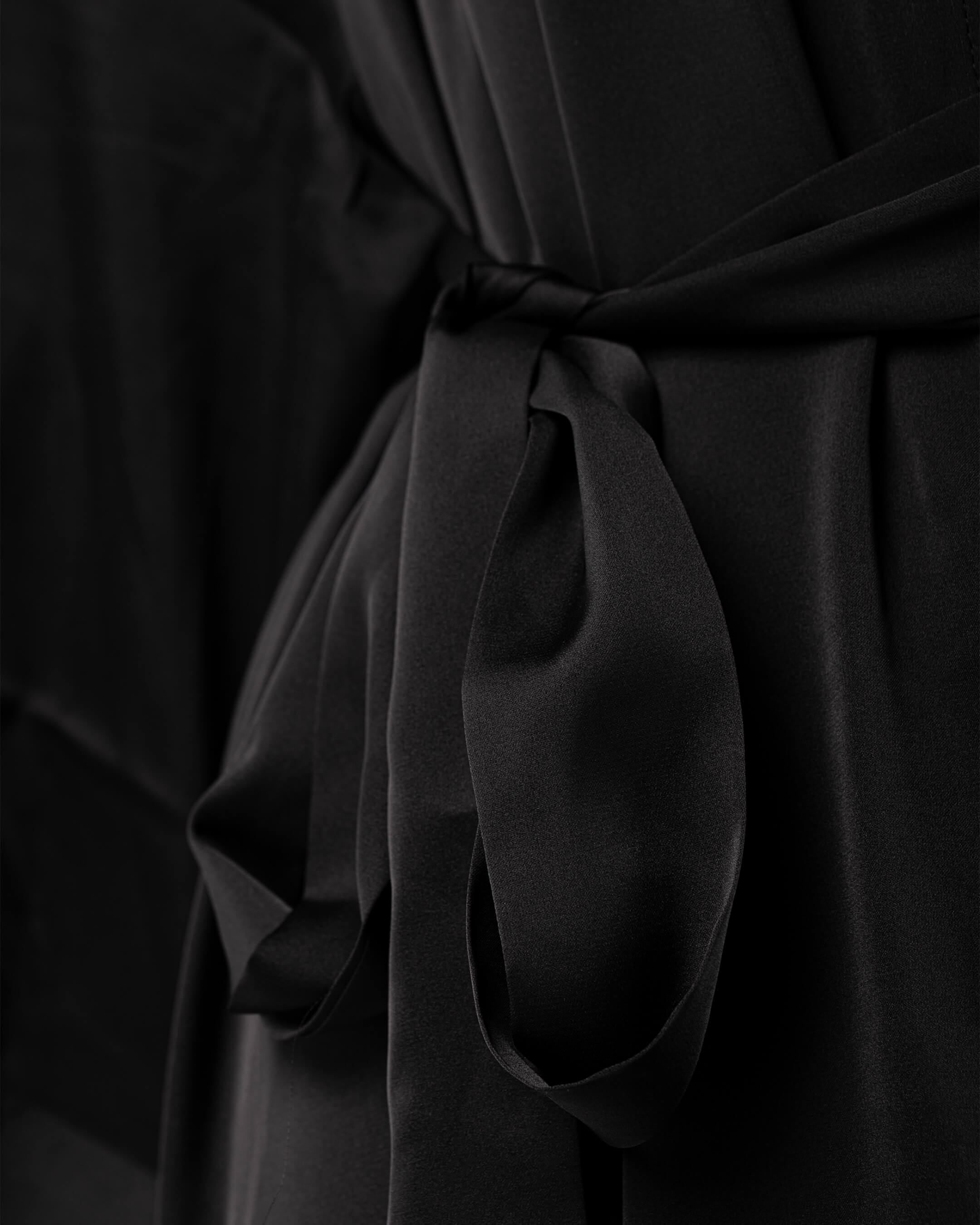 Lux Black Short Kaftan