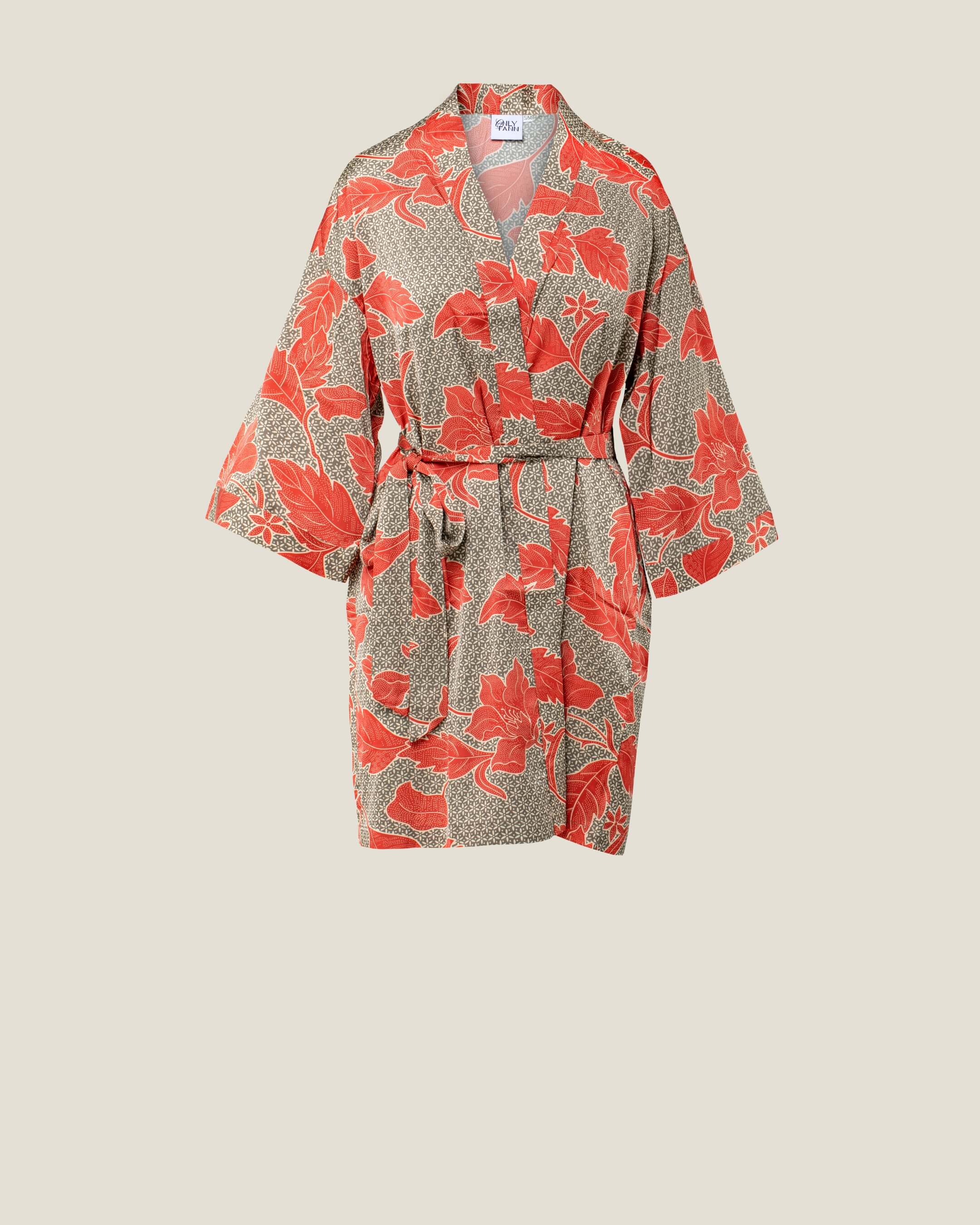 Batik Bloom Short Kaftan