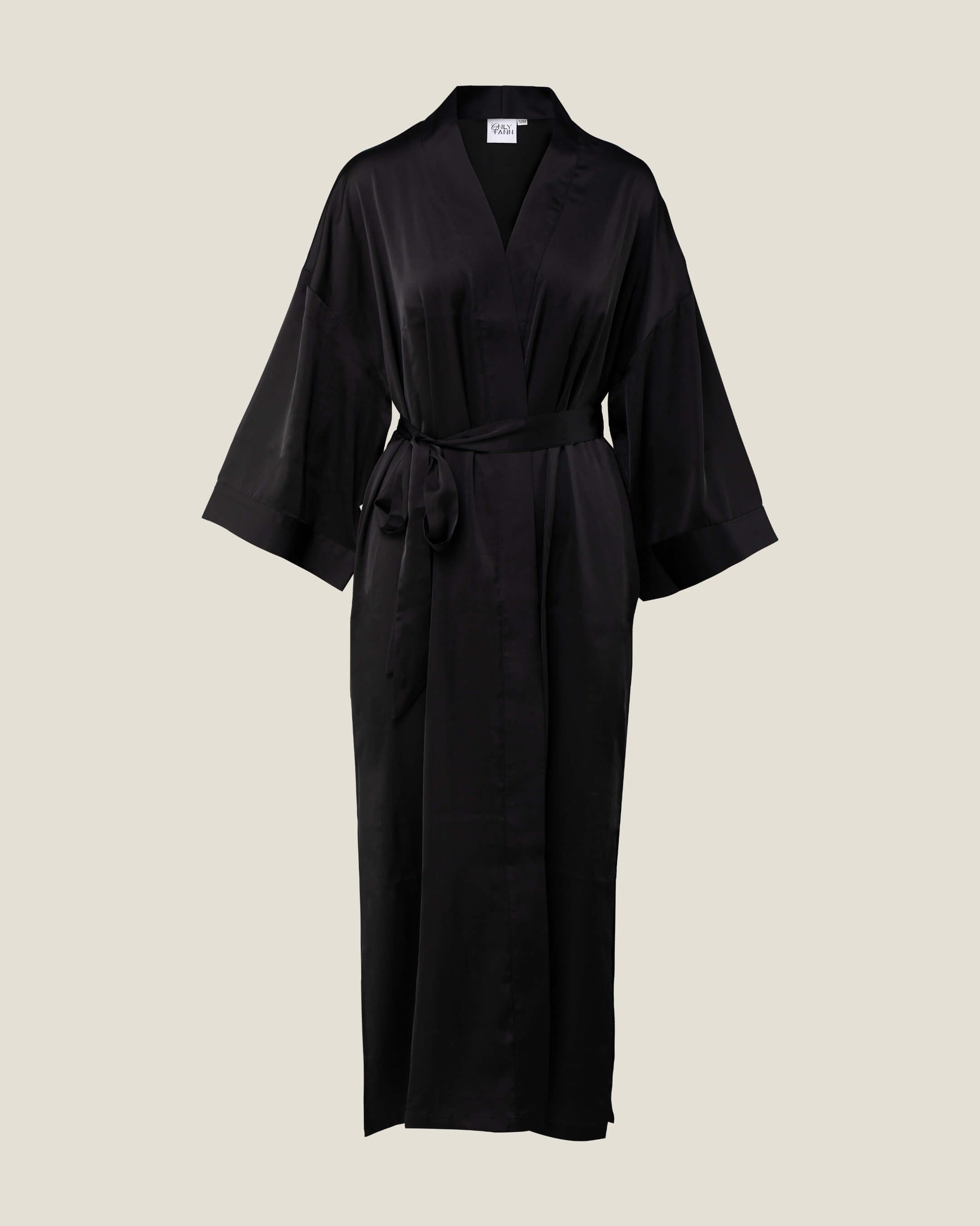 Lux Black Long Kaftan