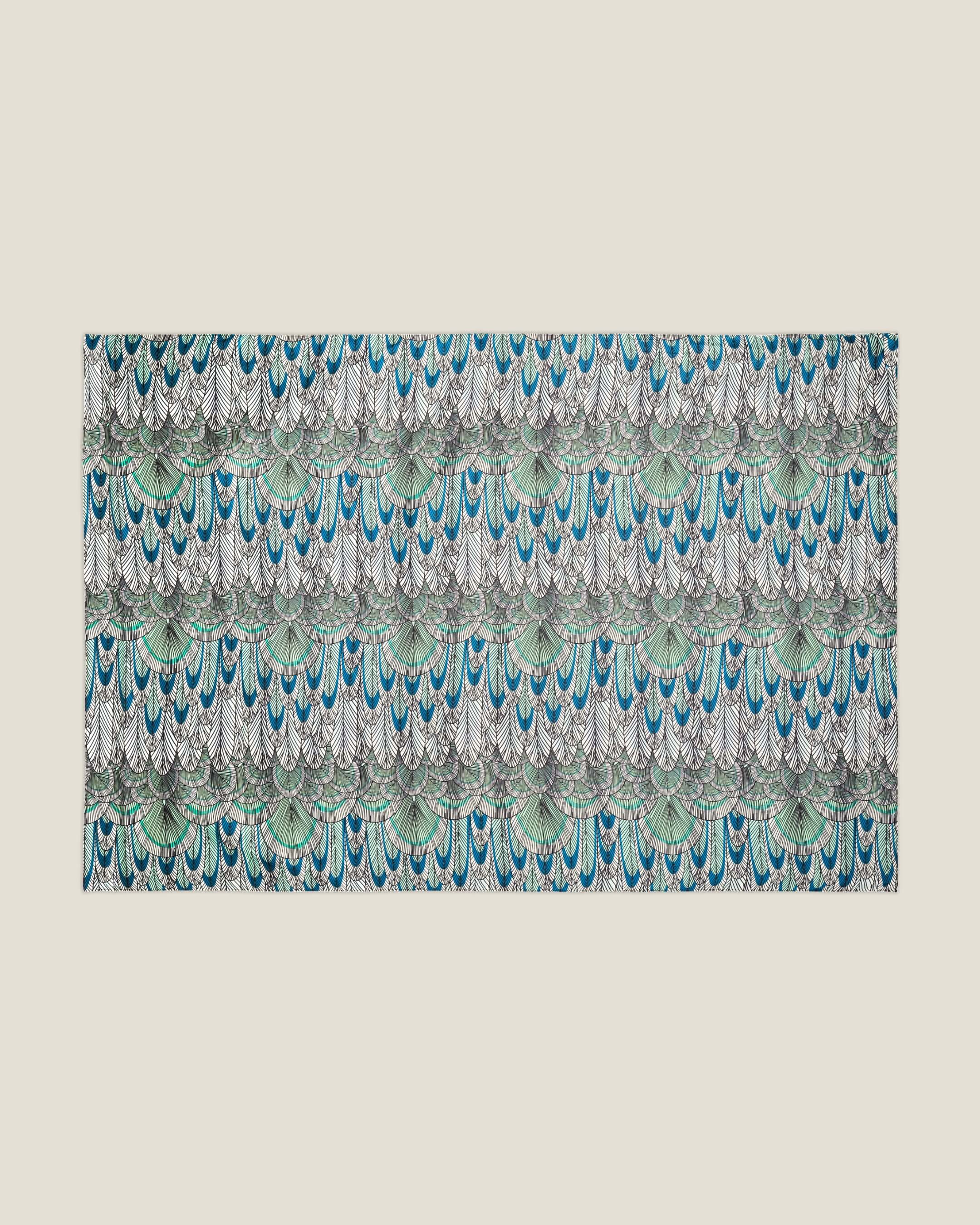 Azure Peacock Sarong